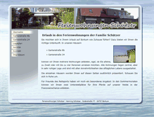 Tablet Screenshot of ferienhaus-schuetzer.de